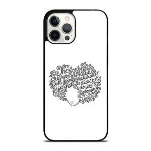 Black Girl Magic Pride Proud Excellence Woman Natural Hair iPhone Case